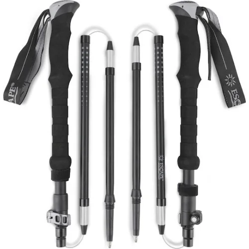 Escape Trailblaze Τηλεσκοπικά Μπατόν Ορειβασίας Αλουμινίου 2τμχ ΜαύραΚωδικός: 11449