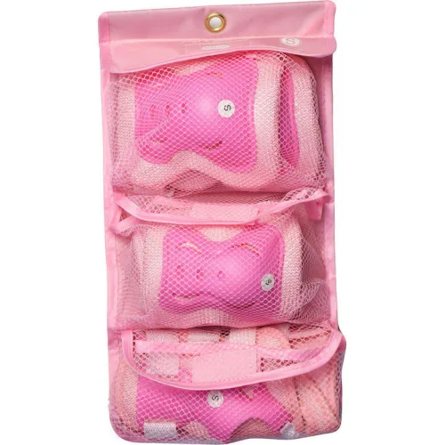 AMILA Παιδικό Σετ Προστατευτικών για Rollers Ροζ MediumΚωδικός: 49044