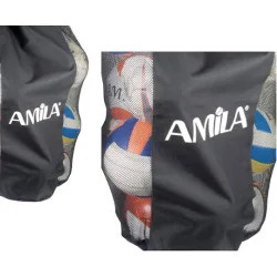 AMILA Σάκος Μεταφοράς 15 Μπαλών σε Μαύρο Χρώμα
Κωδικός: 44999