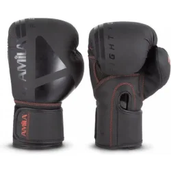 AMILA Γάντια Πυγμαχίας από Συνθετικό Δέρμα για Αγώνα Μαύρα
Κωδικός: 37157