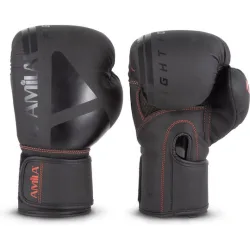 AMILA Γάντια Πυγμαχίας από Συνθετικό Δέρμα για Αγώνα Μαύρα
Κωδικός: 37157