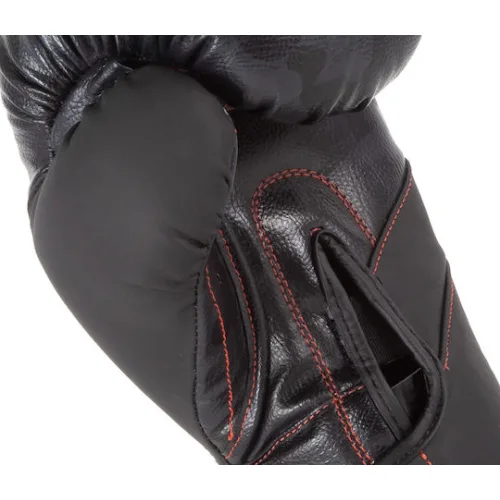 AMILA Γάντια Πυγμαχίας από Συνθετικό Δέρμα για Αγώνα ΜαύραΚωδικός: 32006