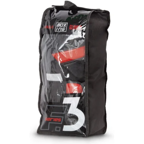 AMILA Γάντια Πυγμαχίας από Συνθετικό Δέρμα για Αγώνα ΜαύραΚωδικός: 32006