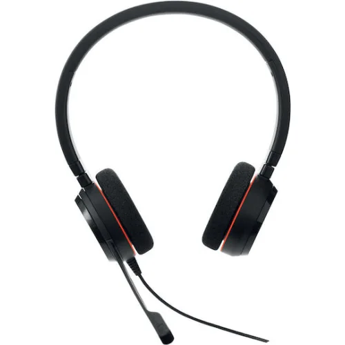 Jabra Evolve 20 On Ear Multimedia Ακουστικά με μικρόφωνο και σύνδεση USB-A / USB-C