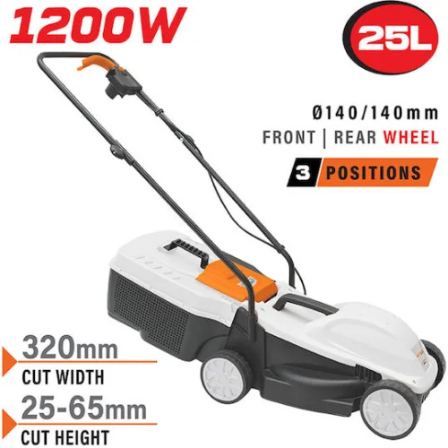 Nakayama EM3221 Μηχανή Γκαζόν Ηλεκτρική 1200W