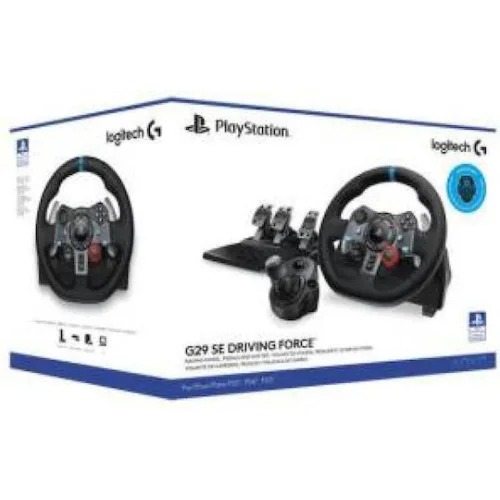 Logitech G29 SE Driving Force + Shifter Τιμονιέρα με Μοχλό Ταχυτήτων και Πετάλια για PC / PS3 / PS4 / PS5 με 900° Περιστροφής