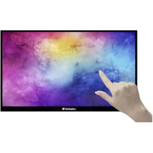 Verbatim PMT-15 IPS HDR Touch Φορητό Monitor 15.6" FHD 1920x1080 με Χρόνο Απόκρισης 6ms GTG
