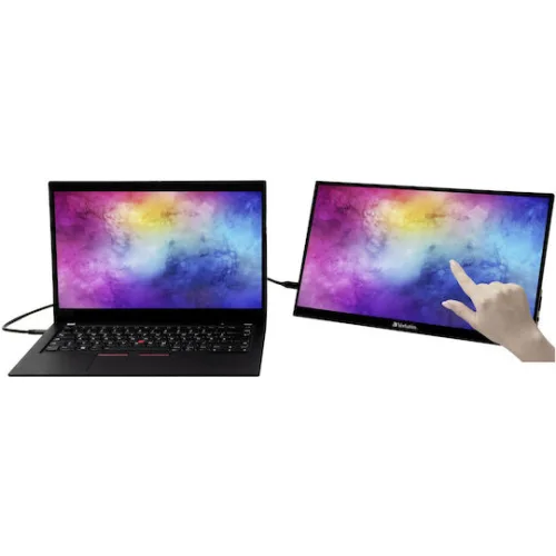 Verbatim PMT-15 IPS HDR Touch Φορητό Monitor 15.6" FHD 1920x1080 με Χρόνο Απόκρισης 6ms GTG