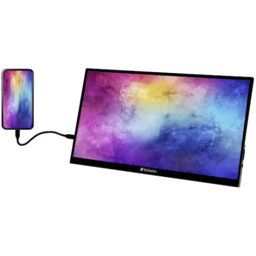 Verbatim PMT-15 IPS HDR Touch Φορητό Monitor 15.6" FHD 1920x1080 με Χρόνο Απόκρισης 6ms GTG