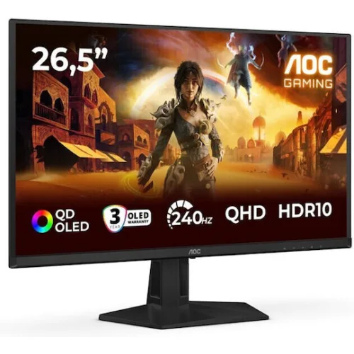 AOC Q27G41ZDF QD-OLED HDR Gaming Monitor 25.6" QHD 2560x1440 240Hz με Χρόνο Απόκρισης 0.3ms GTG