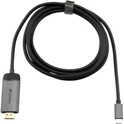 Verbatim Cable HDMI male - USB-C male 1.5m Μαύρο
Κωδικός: 49144