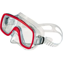 Salvas Μάσκα Θαλάσσης Domino MD Medium σε Κόκκινο χρώμα