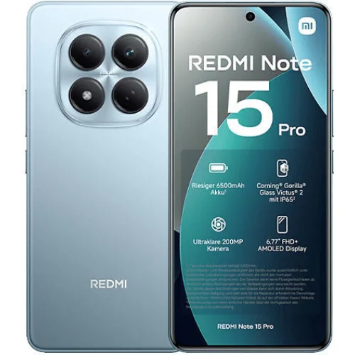 Xiaomi Redmi Note 15 Pro 4G Dual SIM (12/512GB) Glacier Blue