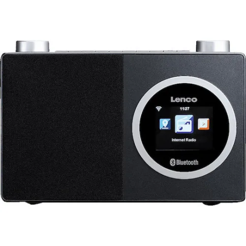 Lenco DIR-70 Επιτραπέζιο Ραδιόφωνο Ρεύματος DAB με Bluetooth Μαύρο