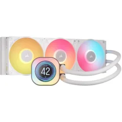 Corsair ICUE Link Titan RX Υδρόψυξη Επεξεργαστή Τριπλού Ανεμιστήρα 120mm για Socket AM4/AM5/1700 με RGB Φωτισμό Λευκή