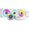 Corsair ICUE Link Titan RX Υδρόψυξη Επεξεργαστή Τριπλού Ανεμιστήρα 120mm για Socket AM4/AM5/1700 με RGB Φωτισμό Λευκή
