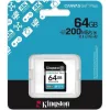 Kingston Canvas Go Plus SDXC 64GB Class 10 U3 V30 UHS-I με αντάπτορα