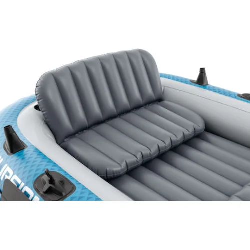 Intex Excursion Φουσκωτή Βάρκα Μπλε με 2 Κουπιά & Τρόμπα