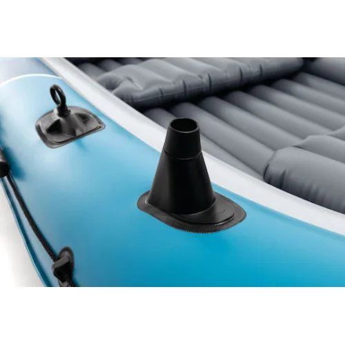Intex Excursion Φουσκωτή Βάρκα Μπλε με 2 Κουπιά & Τρόμπα