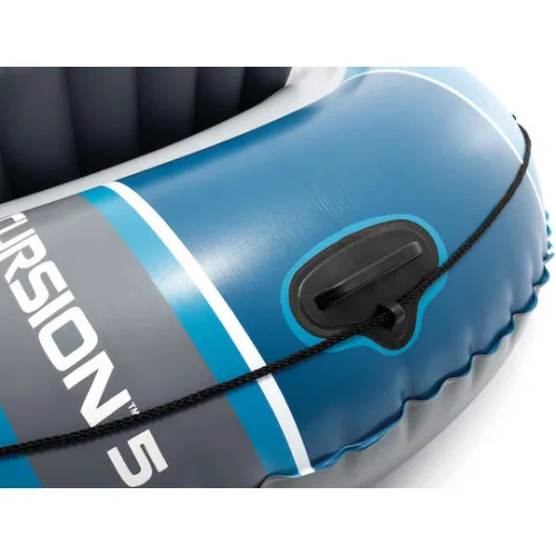 Intex Excursion Φουσκωτή Βάρκα Μπλε με 2 Κουπιά & Τρόμπα