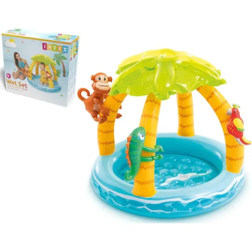 Intex Παιδική Στρογγυλή Πισίνα Φουσκωτή 102x86εκ.