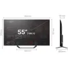 Tesla Smart Τηλεόραση 55" 4K UHD QLED Q55E655GUS HDR (2025)