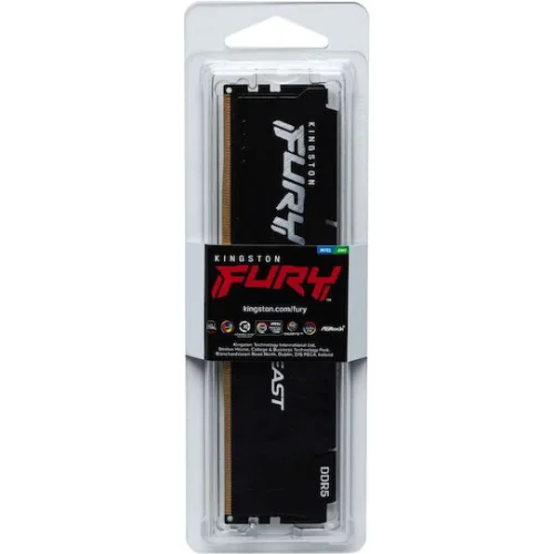 Kingston Fury Beast DDR5 με Module 1x8GB και Ταχύτητα 6000 για DesktopΚωδικός: KF560C36BBE-8