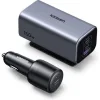 Ugreen EC706 Φορτιστής Αυτοκινήτου 150W Γρήγορης Φόρτισης με Θύρες: 1xUSB 1xType-C μαζί με Καλώδιο Ενσωματωμένο Γκρι ΧρώμαΚωδικός: 35571