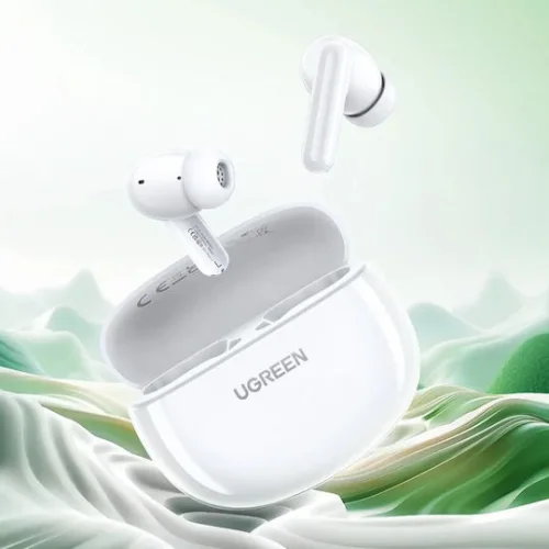 Ugreen P3 In-ear Bluetooth Handsfree Ακουστικά με Θήκη Φόρτισης Λευκά