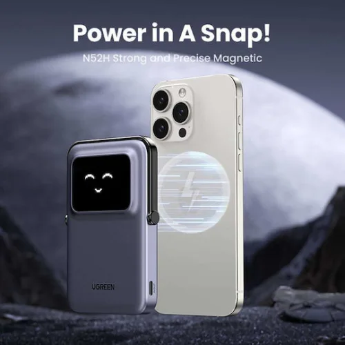 Ugreen PB571 Power Bank 5000mAh 18W με Θύρα USB-C Γκρι