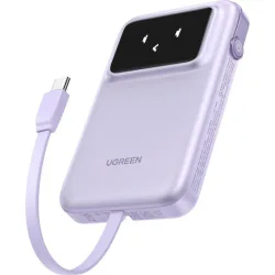 Ugreen Uno Power Bank 10000mAh 30W με Θύρα USB-A και Θύρα USB-C Power Delivery Μωβ