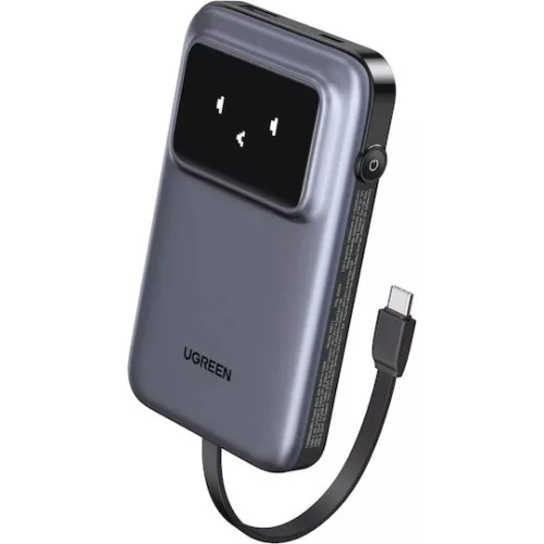 Ugreen PB511 Power Bank 10000mAh 30W με Θύρα USB-A και Θύρα USB-C Power Delivery Γκρι