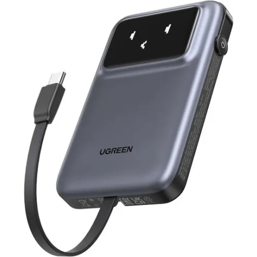 Ugreen PB511 Power Bank 10000mAh 30W με Θύρα USB-A και Θύρα USB-C Power Delivery Γκρι