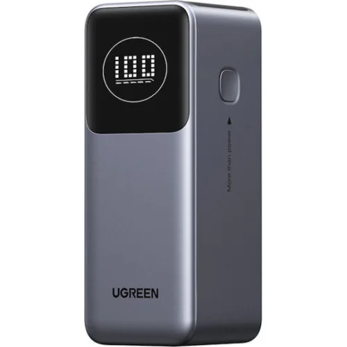Ugreen PB724 Power Bank 12000mAh 100W με Θύρα USB-A και Θύρα USB-C Power Delivery / Quick Charge 3.0 Γκρι