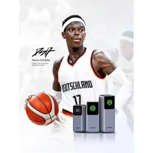 Ugreen PB724 Power Bank 12000mAh 100W με Θύρα USB-A και Θύρα USB-C Power Delivery / Quick Charge 3.0 Γκρι