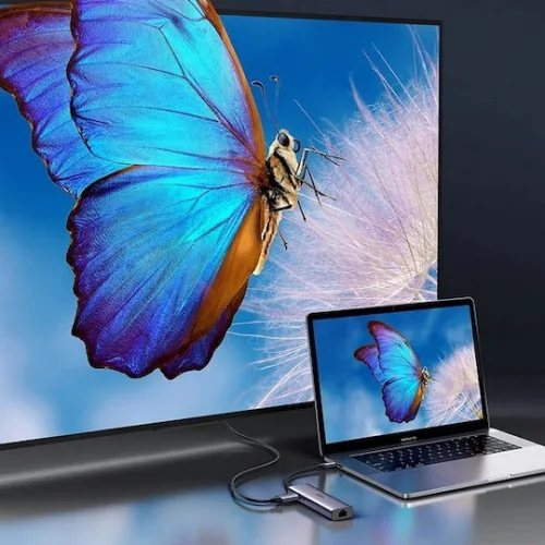 Ugreen CM512 USB-C Docking Station με HDMI 4K PD Ethernet Γκρι