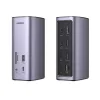 Ugreen USB-C Docking Station με HDMI/DisplayPort 4K PD Ethernet και συνδεση 3 Οθονών Ασημί (90325)