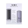 Ugreen USB-C Docking Station με HDMI/DisplayPort 4K PD Ethernet και συνδεση 3 Οθονών Ασημί (90325)
