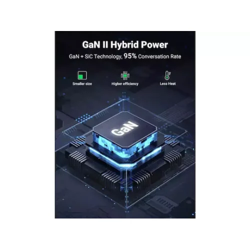 Ugreen Βάση Φόρτισης GaN με 2 Θύρες USB-A και 4 Θύρες USB-C 200W Power Delivery / Quick Charge 2.0 σε Μαύρο χρώμα (Nexode GaN CD271)