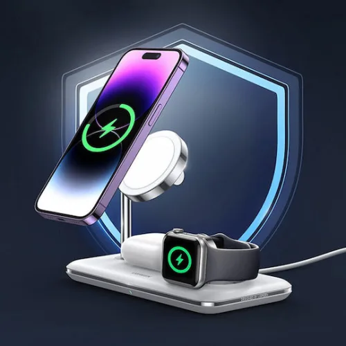 Ugreen Ασύρματος Φορτιστής (Qi Pad) 25W Λευκός (CD278)