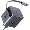 Ugreen Φορτιστής με Θύρα USB-A και Θύρα USB-C και Καλώδιο USB-C 65W Power Delivery Γκρι (X615)