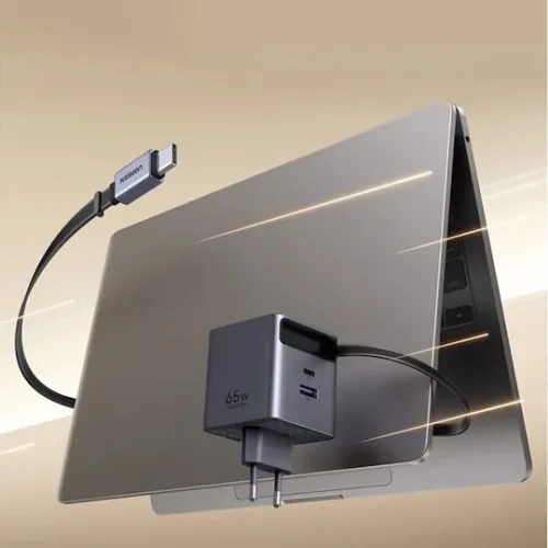 Ugreen Φορτιστής με Θύρα USB-A και Θύρα USB-C και Καλώδιο USB-C 65W Power Delivery Γκρι (X615)