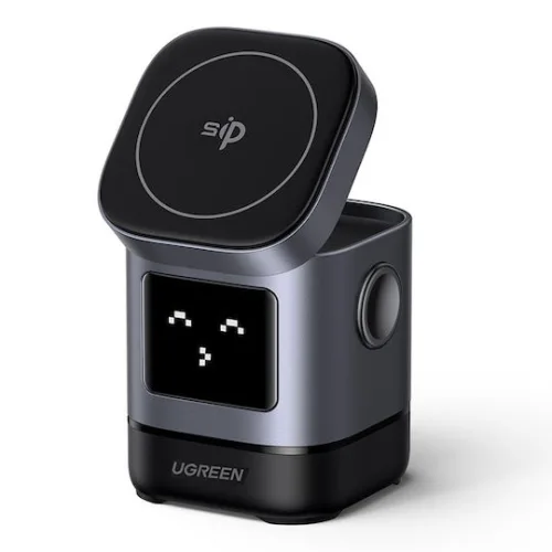 Ugreen Ασύρματος Φορτιστής Qi2 15W Power Delivery Μαύρος (W709)