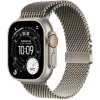 Apple Watch Ultra 3 Titanium 49mm Αδιάβροχο με eSIM και Παλμογράφο (Natural Titanium Case with Natural Titanium Milanese Loop - Medium)