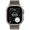 Apple Watch Ultra 3 Titanium 49mm Αδιάβροχο με eSIM και Παλμογράφο (Natural Titanium Case with Natural Titanium Milanese Loop - Medium)