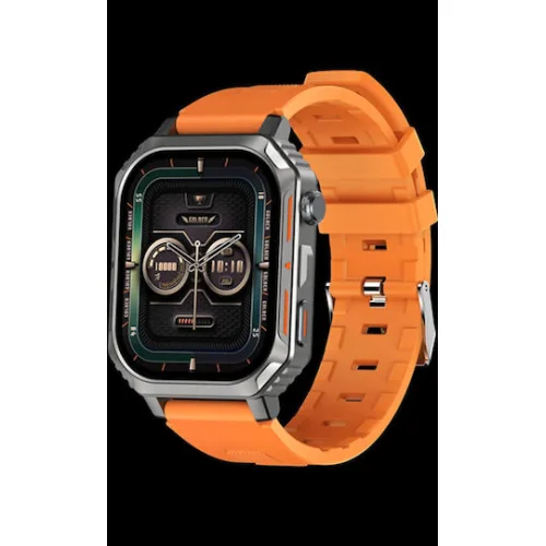 Riversong Motive 8S Smartwatch με Παλμογράφο (Πορτοκαλί)