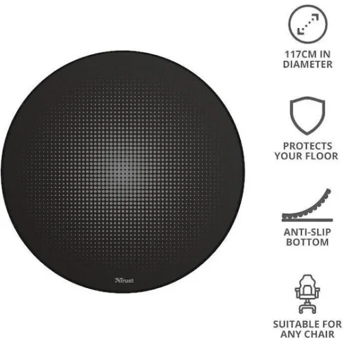 Trust Mika Chair Mat Black 24134