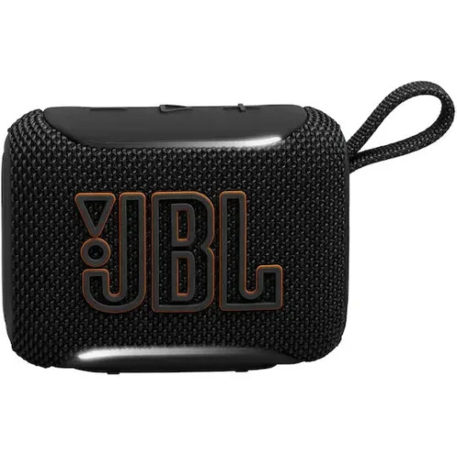 JBL Go 5 Αδιάβροχο Ηχείο Bluetooth 4.8W με Διάρκεια Μπαταρίας έως 10 ώρες Μαύρο