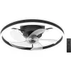 Powertech Ανεμιστήρας Οροφής 50cm με Φως και Τηλεχειριστήριο ΜαύροςΚωδικός: PT-1560