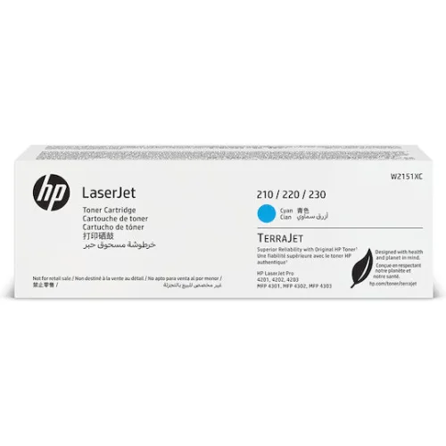 HP W2151XC Γνήσιο Toner Laser Εκτυπωτή Κυανό